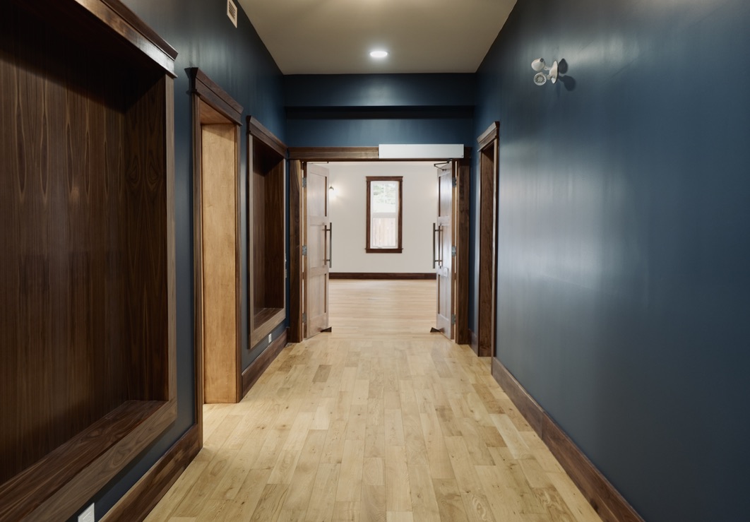 April 2025 - Library corridor to hall