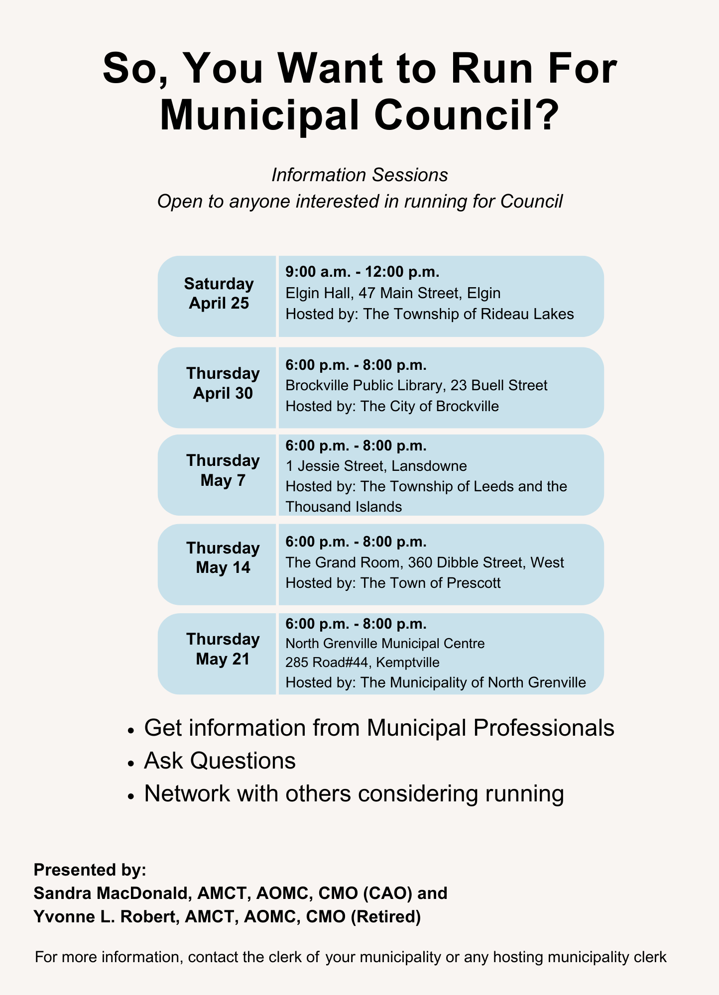 So you want to run for council 2