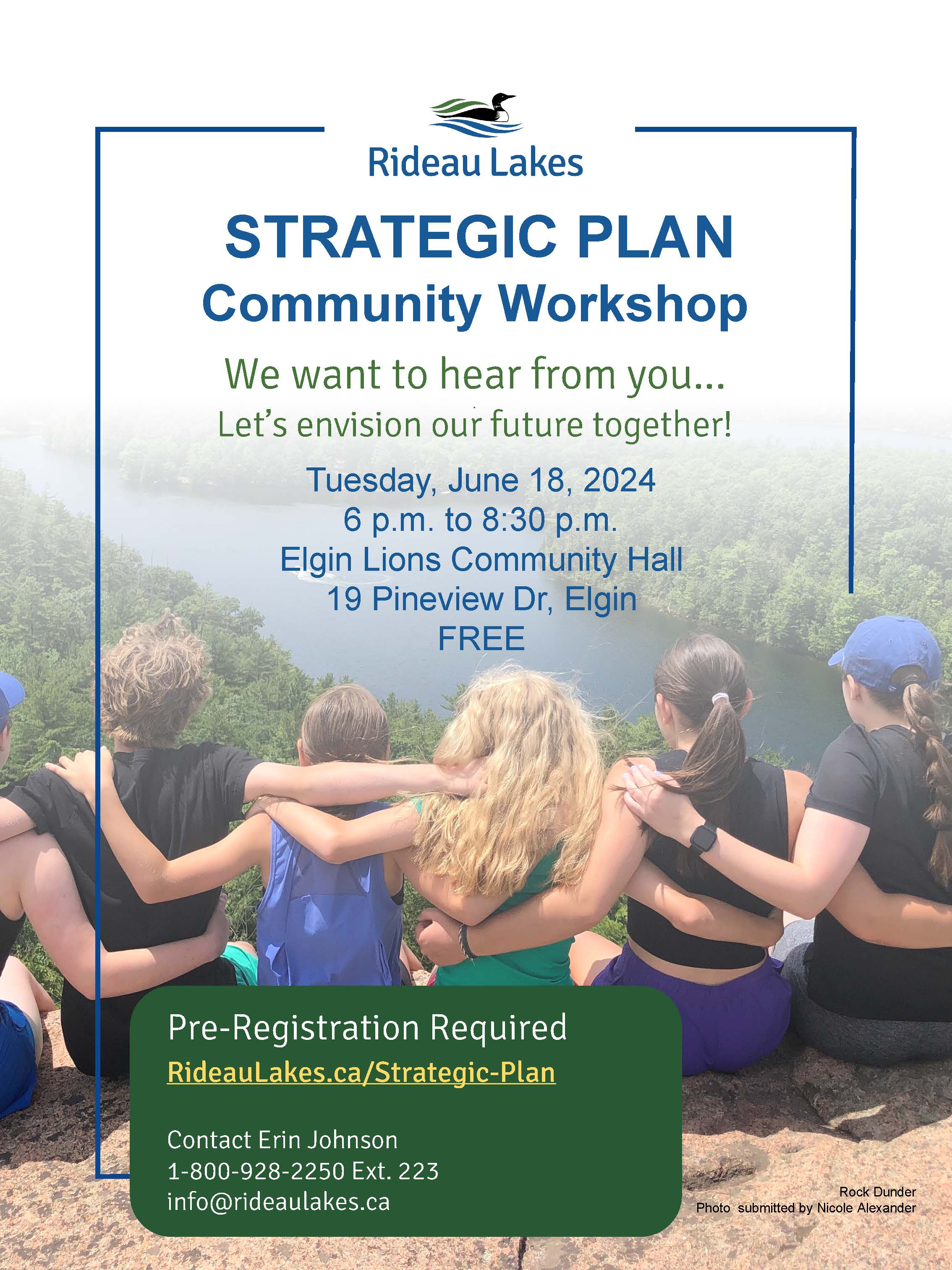 Strategic Plan Community Workshop June 18 Poster Final Draft